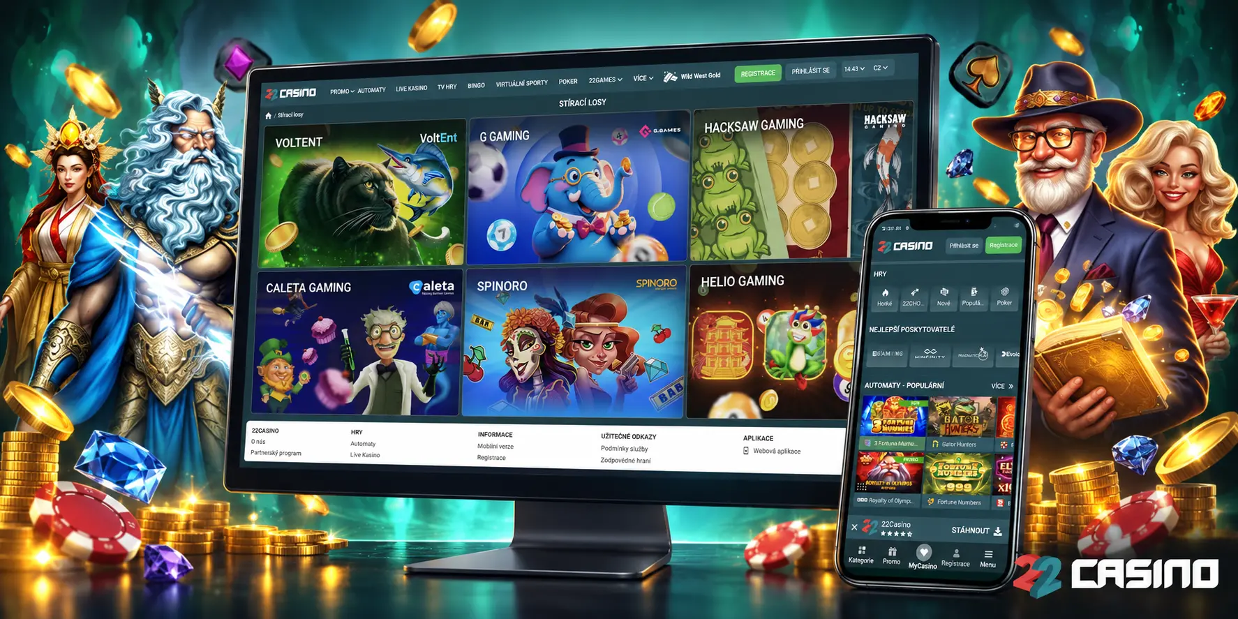Jak začít hrát na 22Casino?